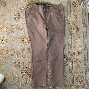 Torrid weekend boyfriend straight super soft mid-rise jean pant, Brown, size 1S